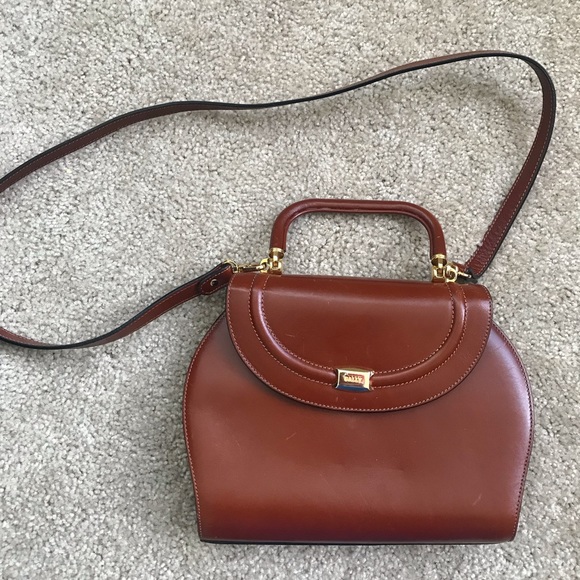 Bally Handbags - BALLY gorgeous vintage leather crossbody bag!!RARE